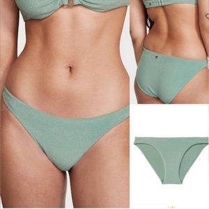 Victoria Secret Swim Terry clothes Bikini bandeau Top & high waist Bottom